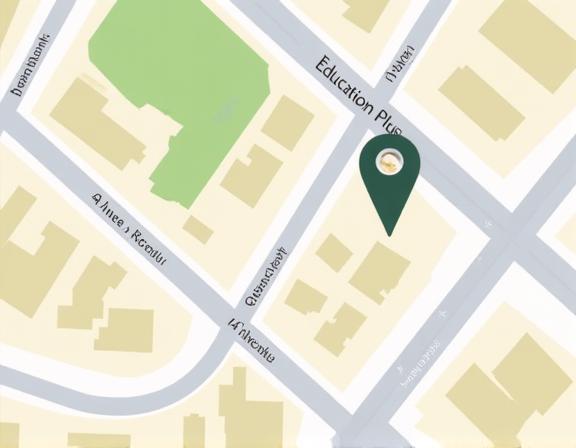 Carte montrant l'emplacement de Éducation Plus à Paris